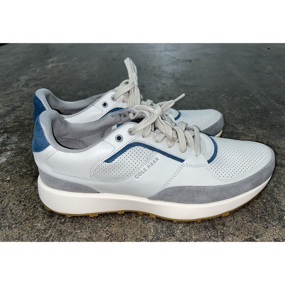 Cole Haan Men\'s Crosscourt Downtown Sneakers Glacier Gray Teal Ivory Size 11M main image 13